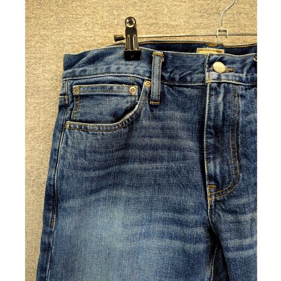 J.Crew Style 484 Jeans Size 32x34 Men's Blue Denim Straight Fit Casual Med Wash - Picture 3 of 9